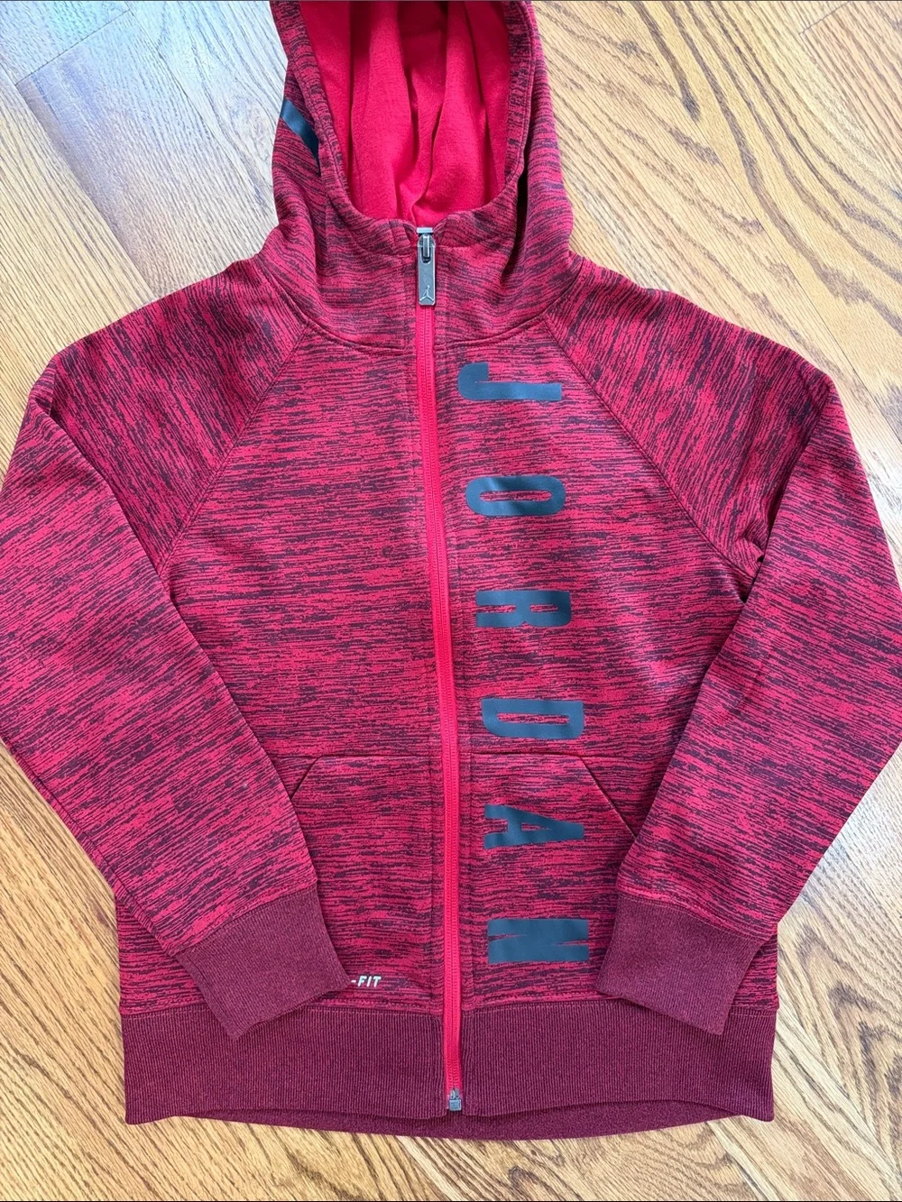 Boy’s Jordan Brand Therma-Fit Zip Up Hoodie/Jacket. Size Small 8-10. Like New.